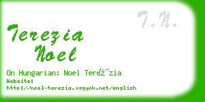 terezia noel business card